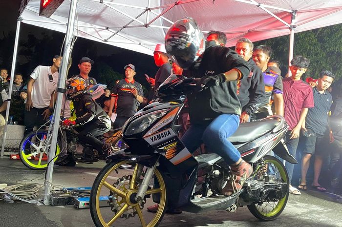 Indikasi Praktik Judi di Night Race Drag Bike Samarinda, Satu Orang Disuruh Buat Surat Pernyataan